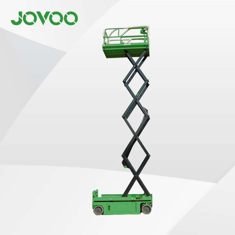 JOVOO CE Factory Supply Electric Scissor Lifts Small Self-Propelled Aerial Work Platform Man lift for Sales