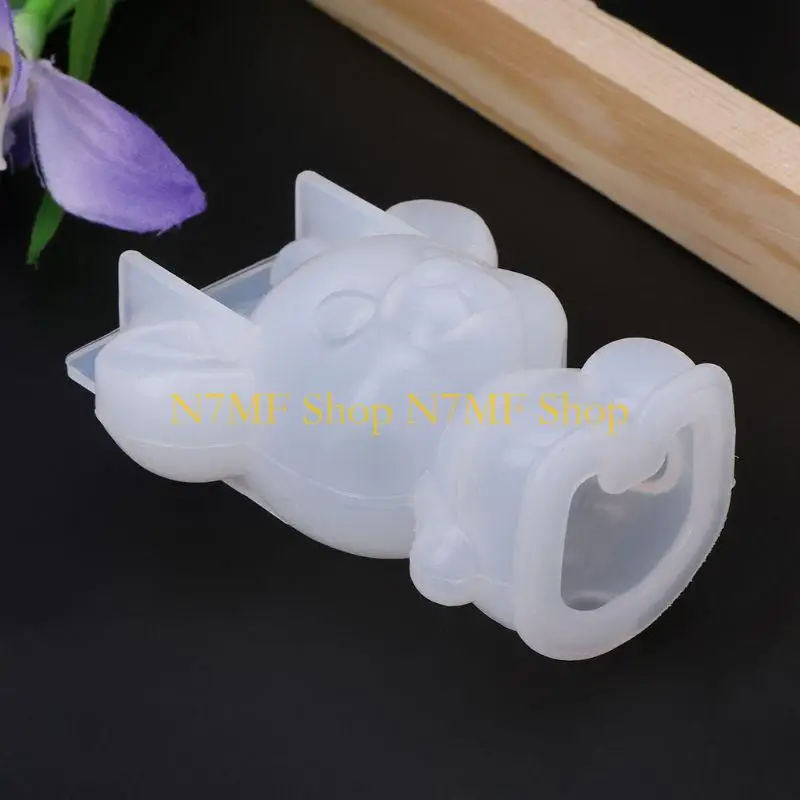 

N7MF 3D формы для оленя и кролика, силиконовые формы для рукоделия из эпоксидной смолы, DIY шоколадный декор