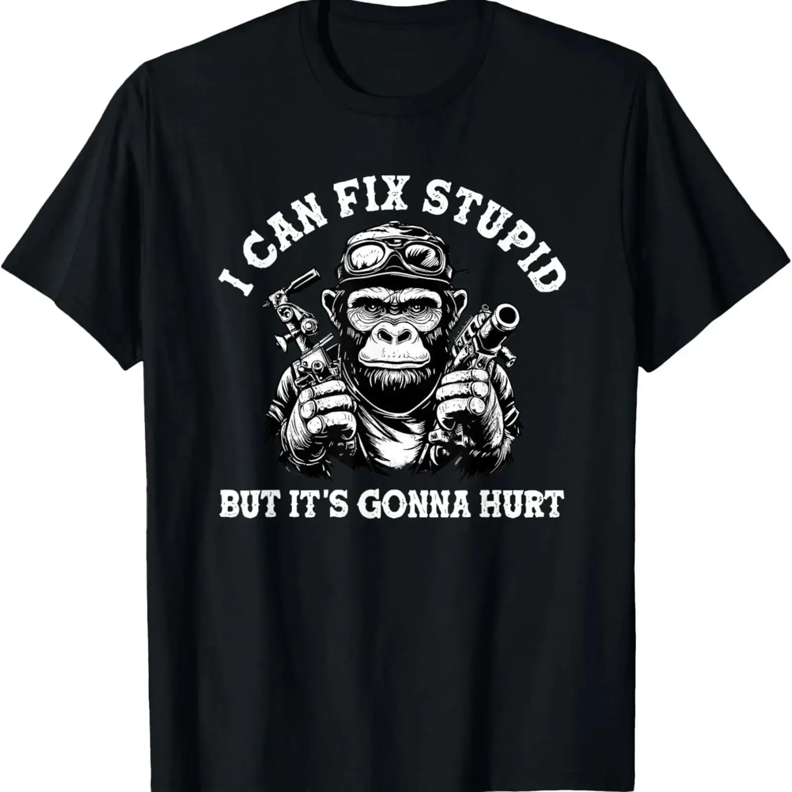 i can fix stupid but it's gonna hurt T Shirt unisex vintage Washed Stylish Versatile Comfortable designer clothes Soft