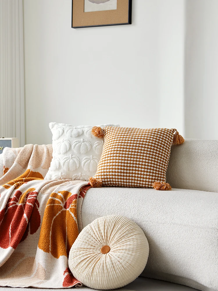 

Новинка 2025 года, барная подушка для дивана, гостиная, окно, кухня, креативная наволочка, не включая ядро, круглая Лев