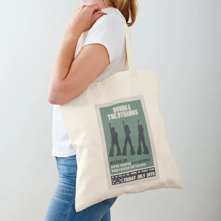 Vintage Donna & the Dynamos Poster Tote Bag Lady bag sac pour femme Woman shopper bag bags luxury women