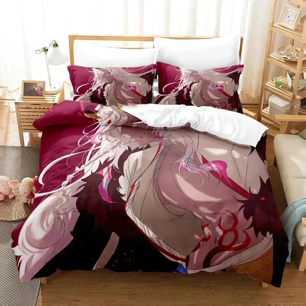 

Anime Game DAIROKU AYAKASHIMORI Bedding Set Single Twin Double Queen King Cal King Size Bed Linen Set