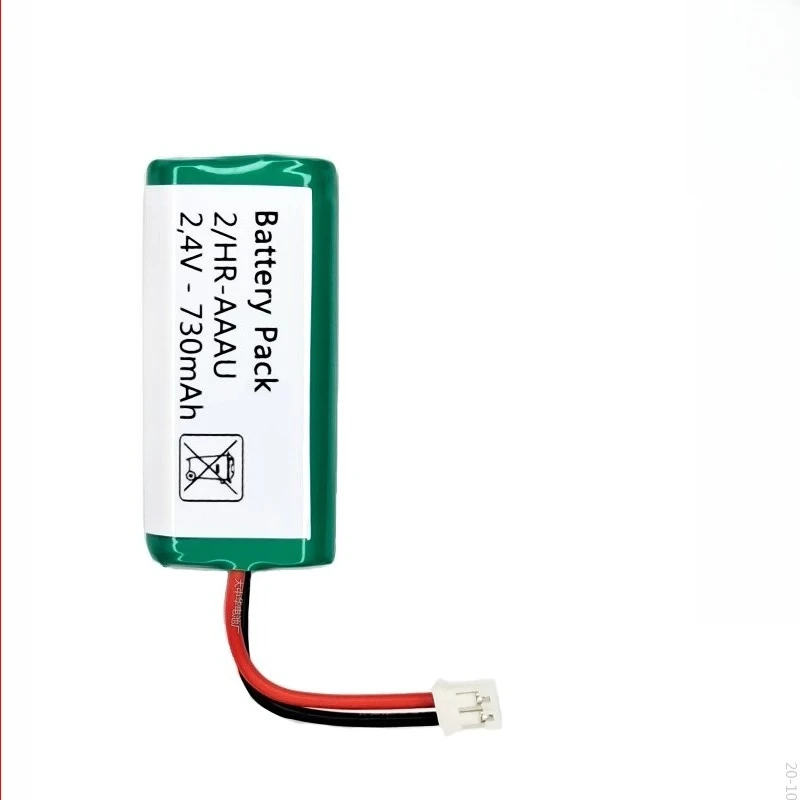 Battery pack 2/hr-aaau 2.4v-730mah for brand pipette battery