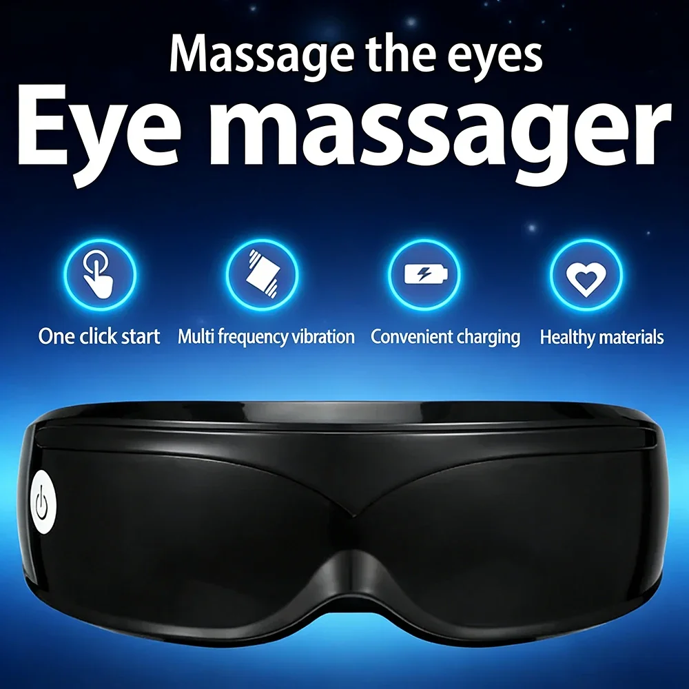 

Новый массажер для глаз с 9 режимами, многочастотная вибрация, 22 магнитами для массажа глаз, уход за здоровьем глаз и безопасность материалов