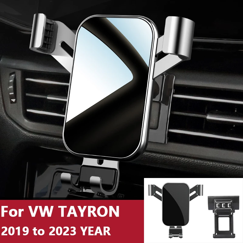 

For Car Cell Phone Holder Air Vent Mount GPS Gravity Navigation Accessories for Volkswagen TAYRON 2019 to 2023 YEAR