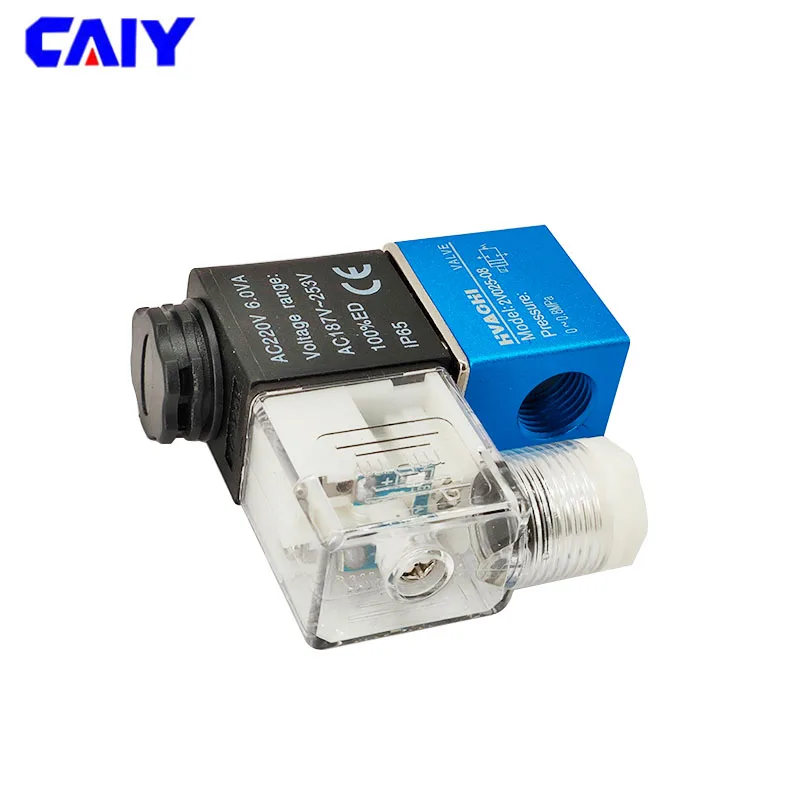 2V025-08 12V 24V 220V Pneumatic Electric Air Solenoid Valve 2 Position 2 Port 1/4\