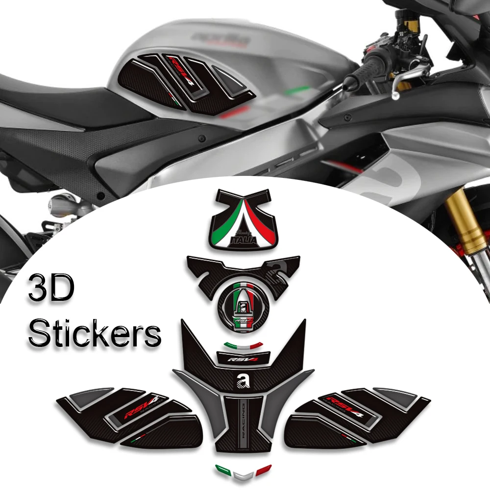 

Новый мотоцикл для Aprilia RSV4 Factory 111, крышка бака, ручки бака, комплект газового топлива, 3D наклейки, защитные наклейки