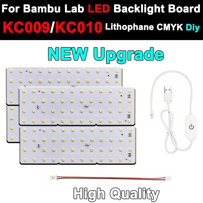 For Bambu Lab Lithophane Led Panel CMYK LED Backlight Board PLA Basic CMYK Lithophane Bundle 3D Printing Lithophane Photo