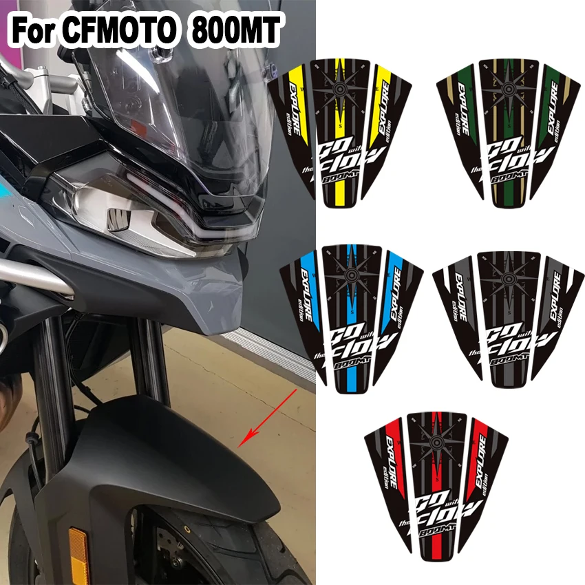 

Для CFMOTO 800MT 800 MT 2022 2023 2024 мотоциклетная накладка на бак, ручки, защитные наклейки, крыло, лобовое стекло