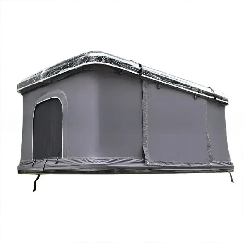 Outdoor Travel 4X4 Canvas Hard Foldable Removable Retractable Sleeping 3 Persons Camping Car Rooftop Shade Tents//