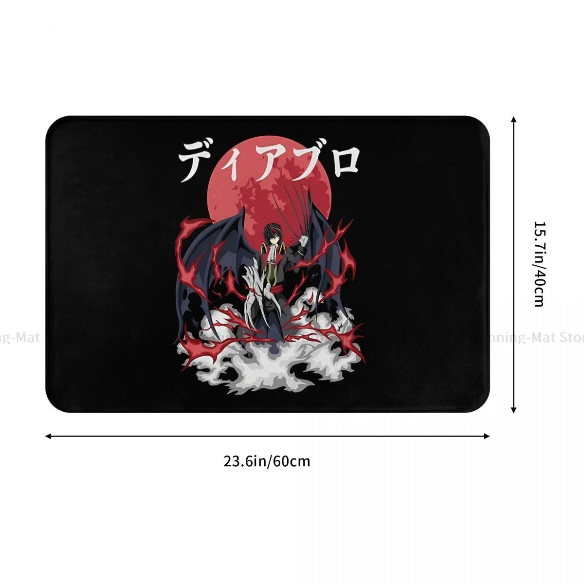 Diablo 4 Game Non-slip Doormat Rimuru Tempest Bath Kitchen Mat Prayer Carpet Home Modern Decor