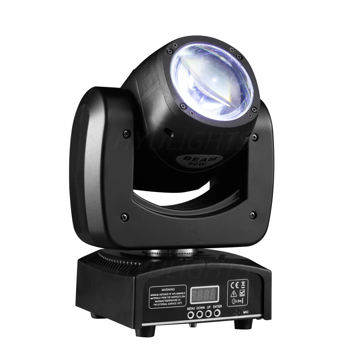 2er-Set Mini LED Moving Head Scheinwerfer 90W RGBW 4in1 Superhelle DJ DMX Steuerbare Disco Flash Strobe Wash Bühneneffekte – Detail 4