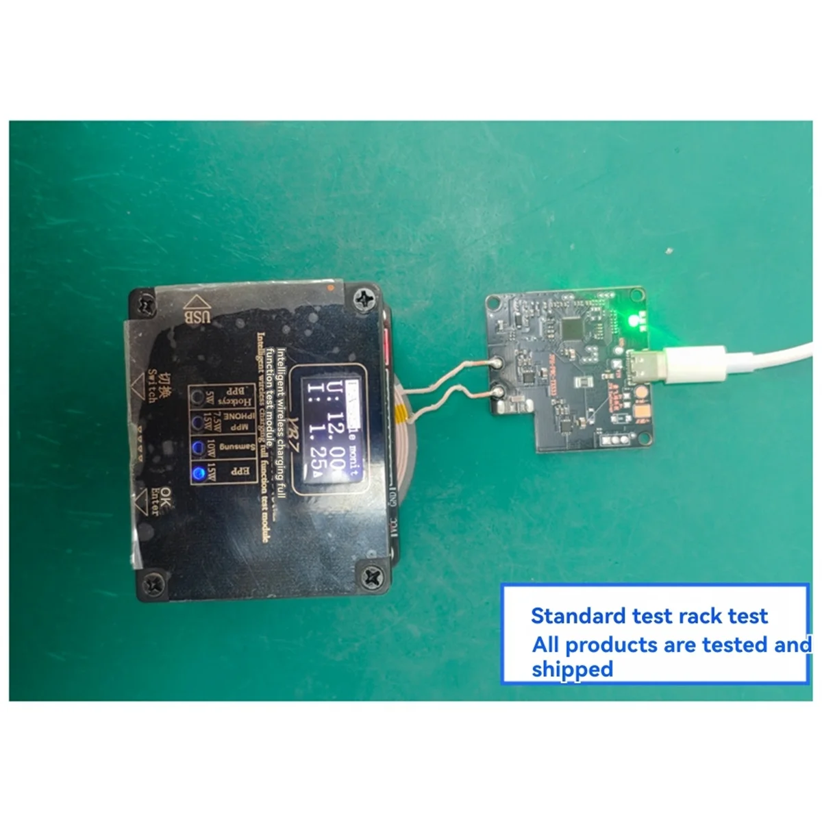 NEW 15W 12V 22MM Long Distance Wireless Mobile Phone Fast Charger Module Transmitter Wireless Charging Module Large Coil