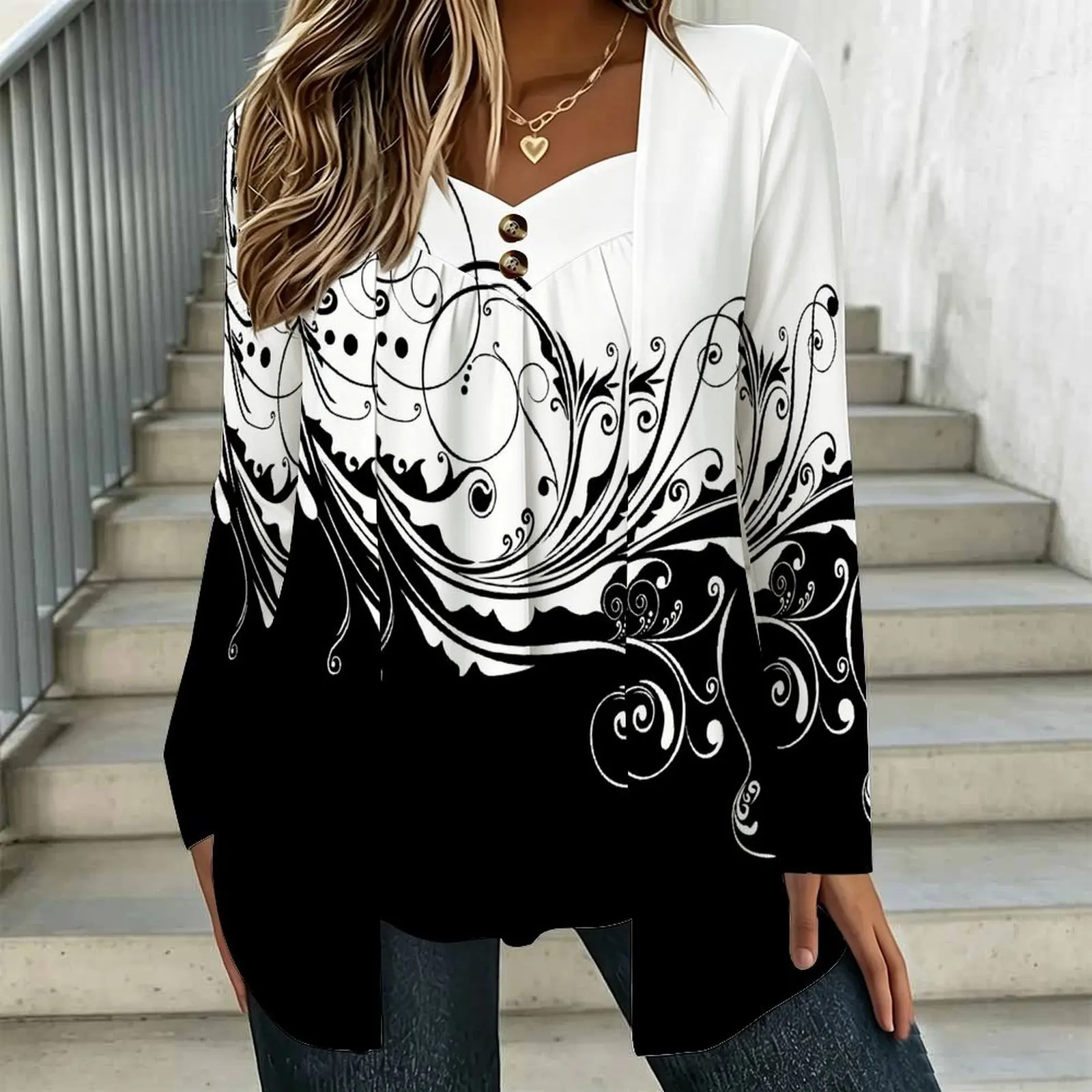 Women Sparkly Butterfly Print Square Asymmetric Neck Short Sleeve Casual Summer Tops