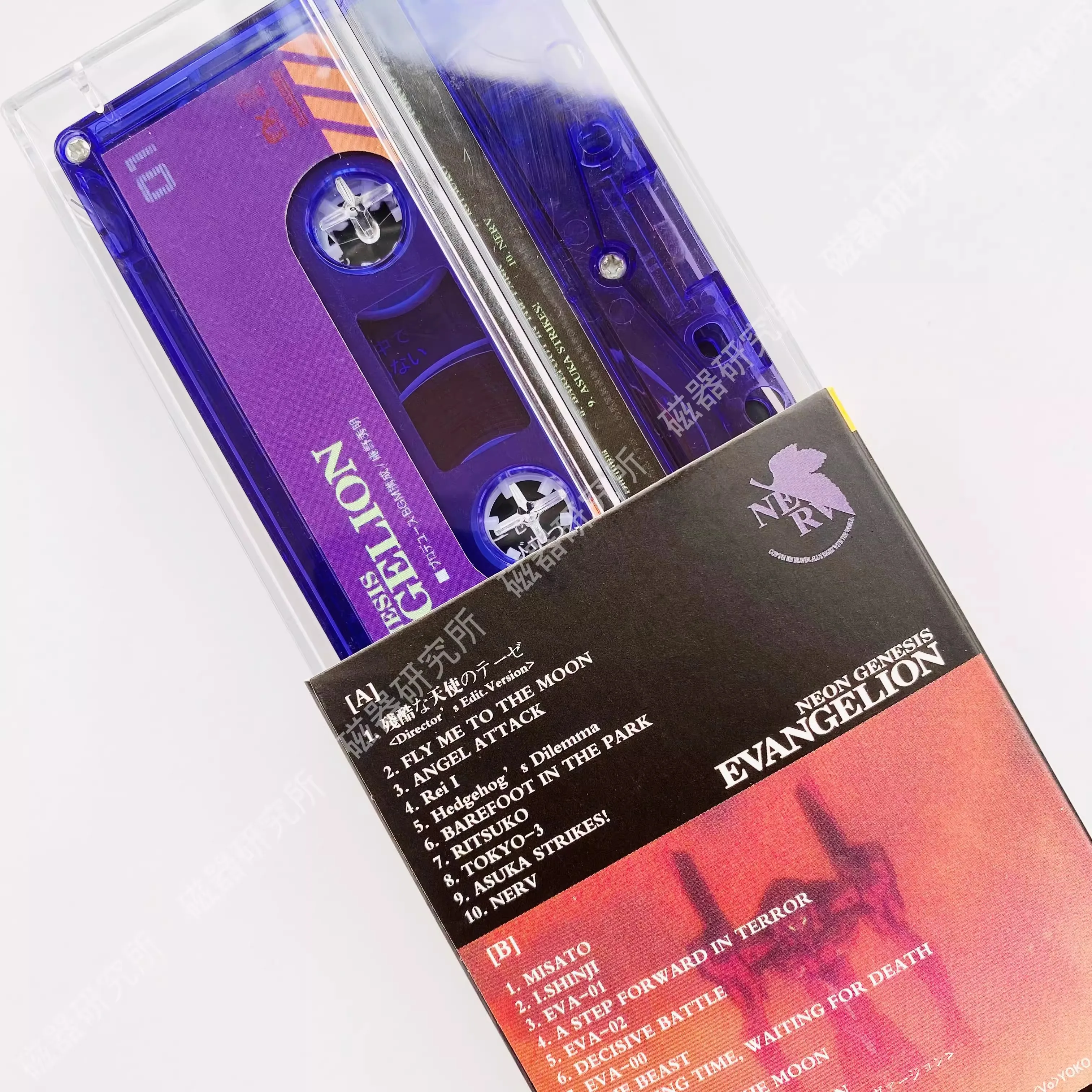 NEON GENESIS EVANGELION EVA Ikari Shinji EVANGELION-01 Music Tape Cosplay Soundtracks Box Cassette Walkman Tapes Collection Gift