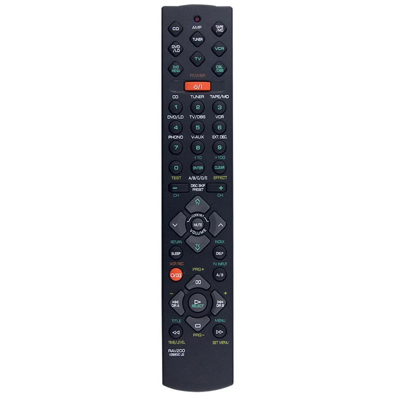 Совместим с AV-ресивером V269010US YHT-22 RX-V495 HTR-5140 HTR-5140RDS, пульт дистанционного управления RAV200, запасные части