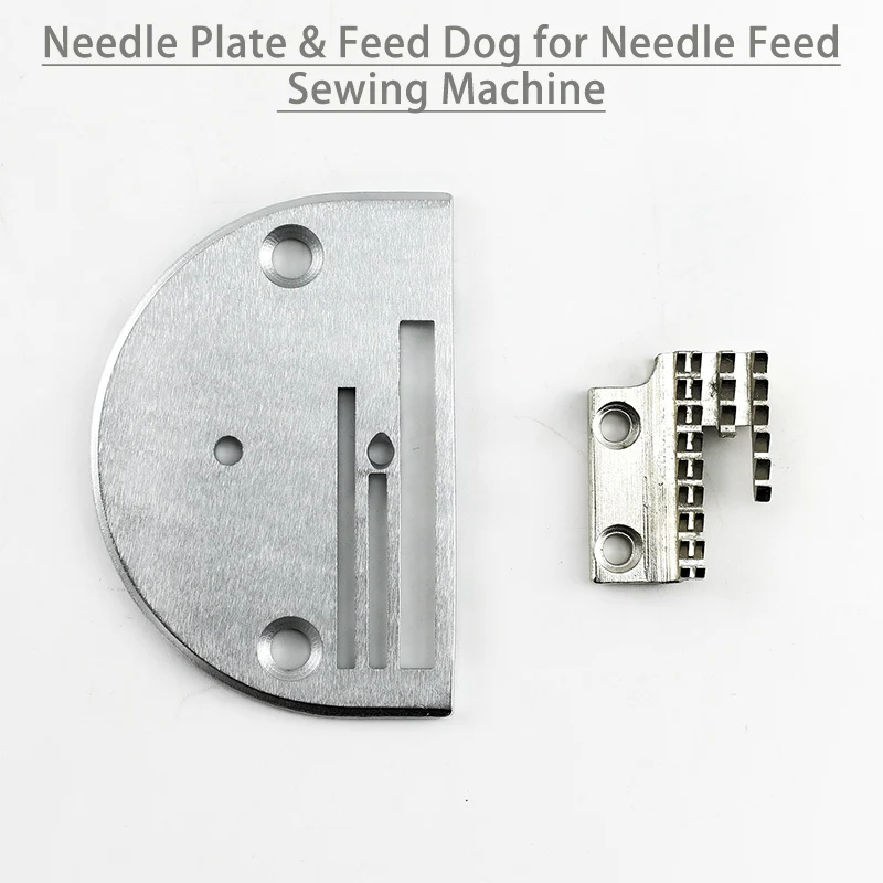 0302/0303 Needle Plate & Feed Dog 213 for Needle Feed & Computerized Heavy-Duty Flatbed Sewing Machine, Double-Row Teeth