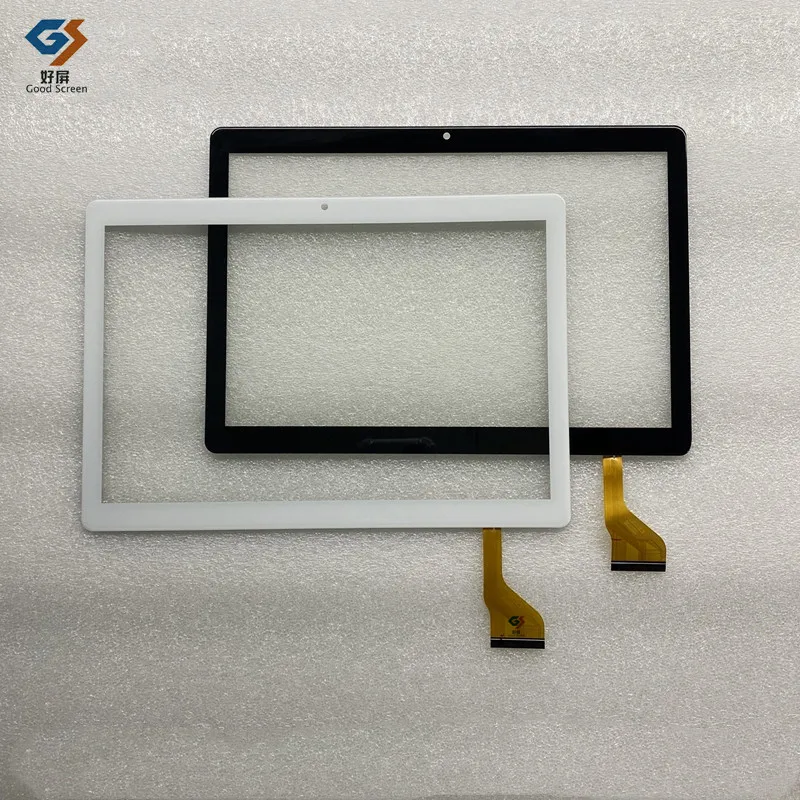 Nowy 10.1 Cal dla Lulugti KT107 czarny Tablet pojemnościowy ekran dotykowy Digitizer czujnik zewnętrzny szklany Panel kompatybilny