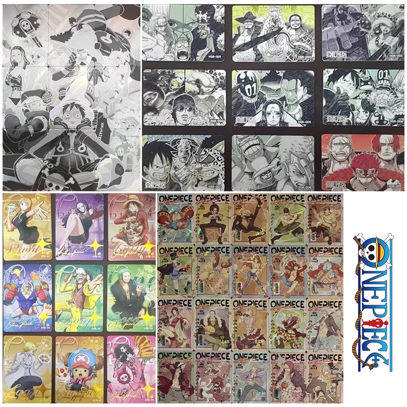

Anime One Piece UR DSC AFB Set of Cards Luffy Sanji Zoro Nami Robin Collection Cards Christmas Birthday Gifts Children's Toys
