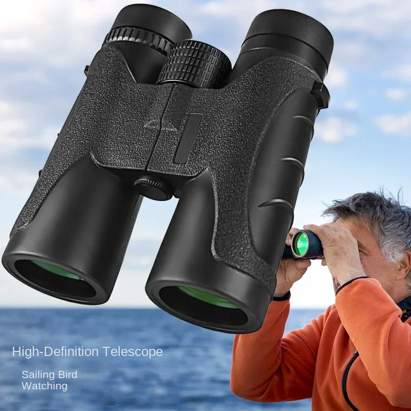 10 × 42 High Definition Binoculars, New Low Light Night Vision Stargazing Outdoor Glasses