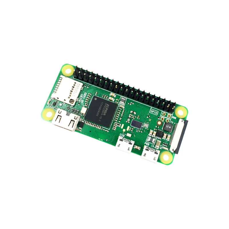 Raspberry Pi Zero W papan 1GHz CPU single-core, RAM 512MB Bluetooth BLE & WiFi Pi 0 Zero WH dengan header Pin atau Kit casing