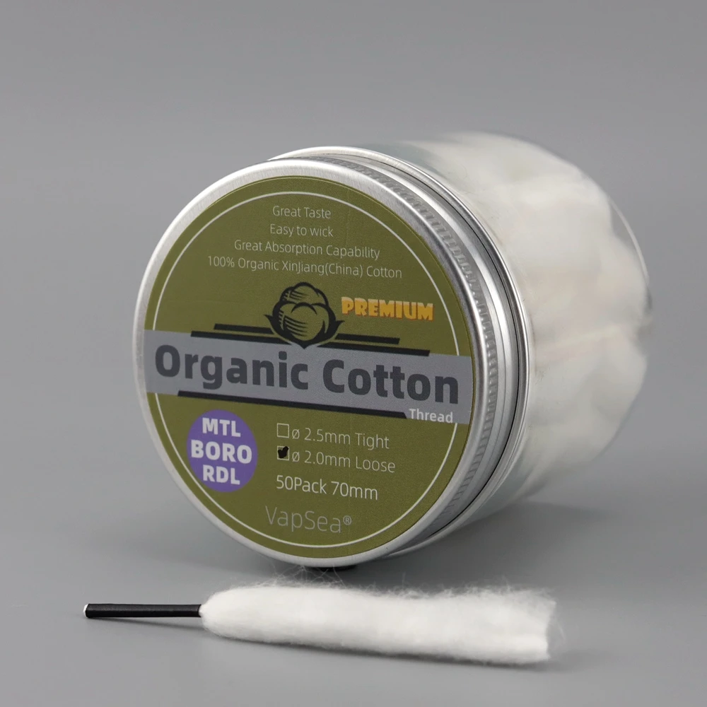 2.0/2.5/3.0/3.5 Xe Tăng Cuộn Thịt Xông Khói Cotton MTL RDL DL 20/30/40/50/100 Viên Ren Lưới Zeus X Hữu Cơ Len Cho BB Phôi Hộp AIO Boro