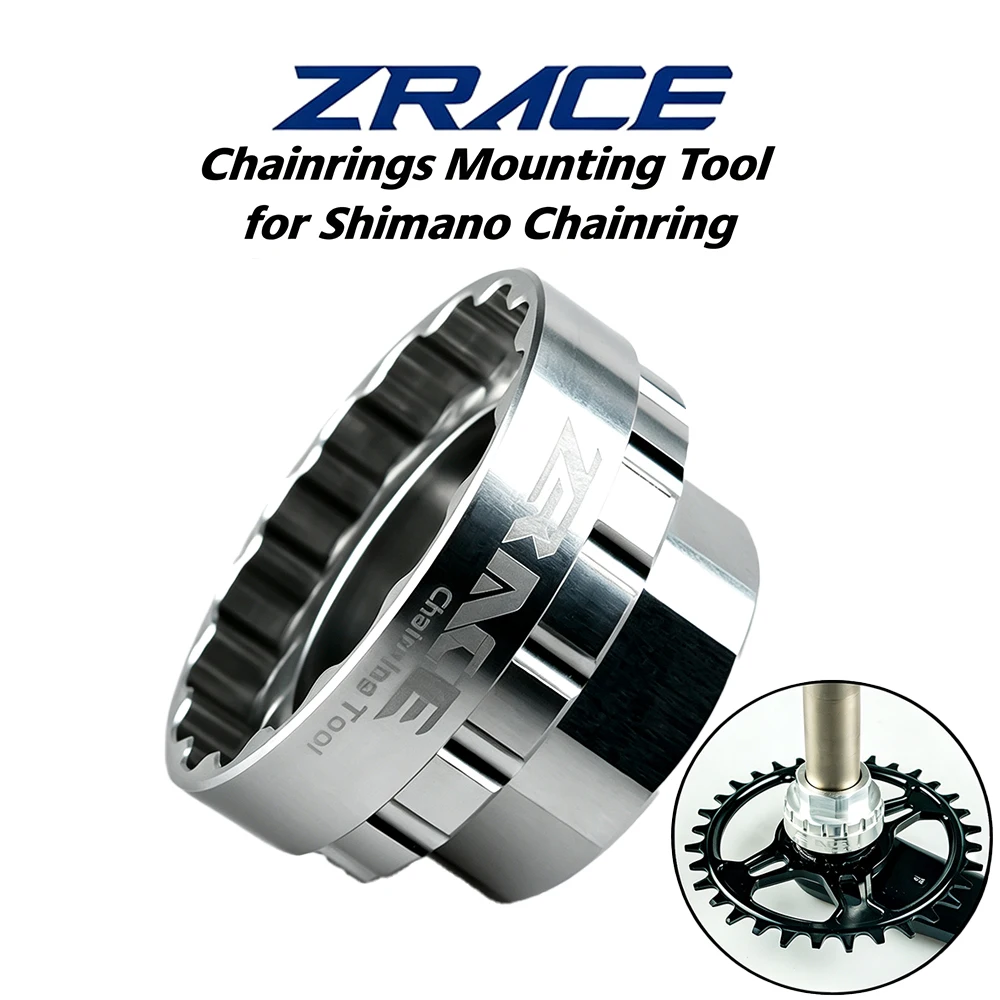 ZRACE Shimano 12s Chainrings Mounting Tool for SM-CRM95 / SM-CRM85 / SM-CRM75, TL-FC41 / FC41,Direct Mount Repair Tool Crankset