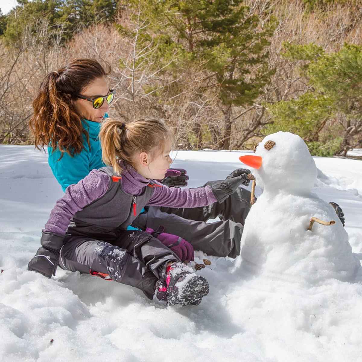 Making Kit Christmas Decor Plastic Snowman Nose Toy Xmas Craft Crafts Accessories for Orange DIY Father Child