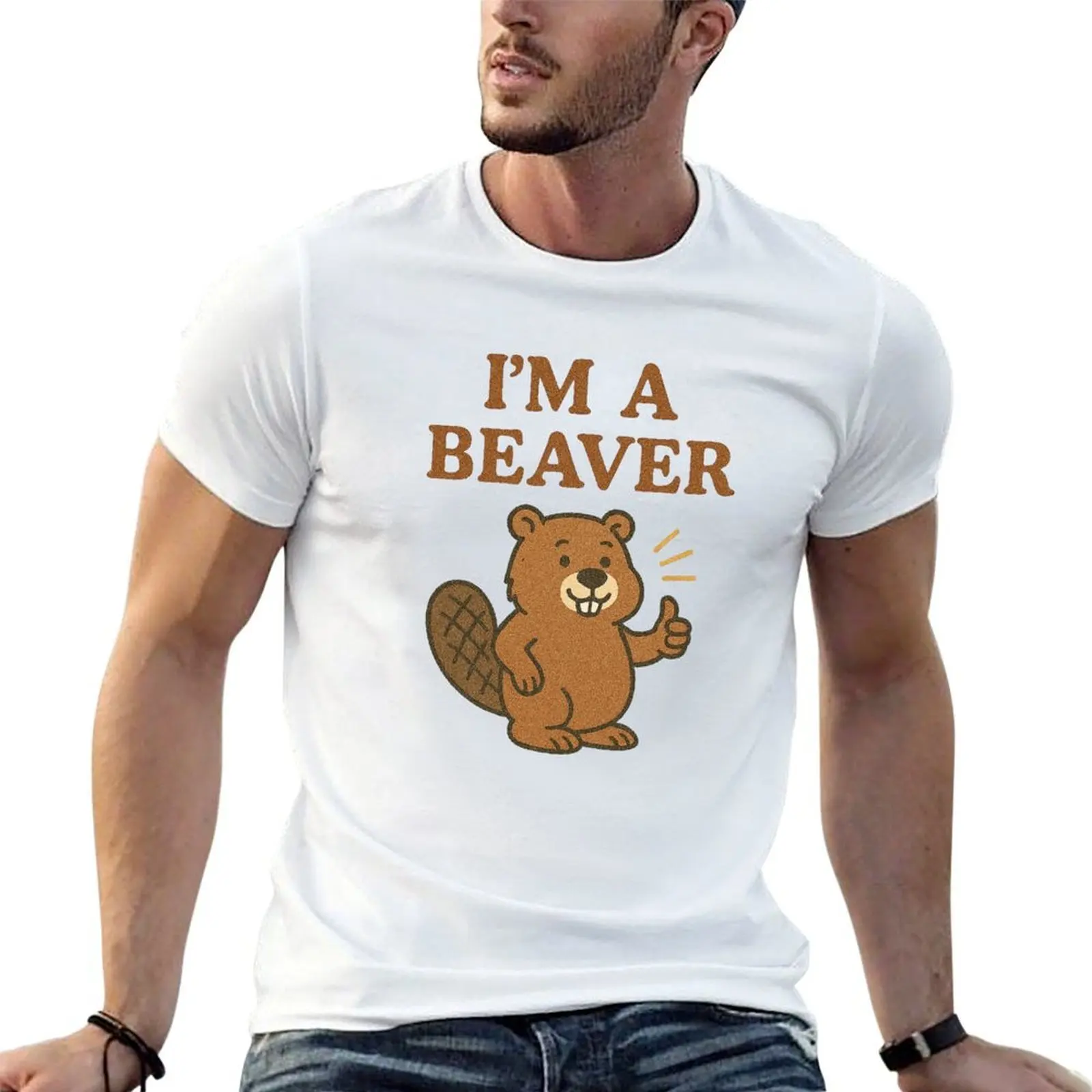

I’m a Beaver T-Shirt printed t shirts for man essential t shirt T-Shirt