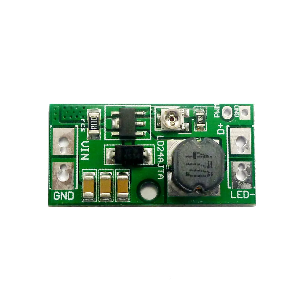 

DC 6-24V 30-900mA Adjustable LED Driver PWM Controller DC-DC Step-down Constant Current Converter