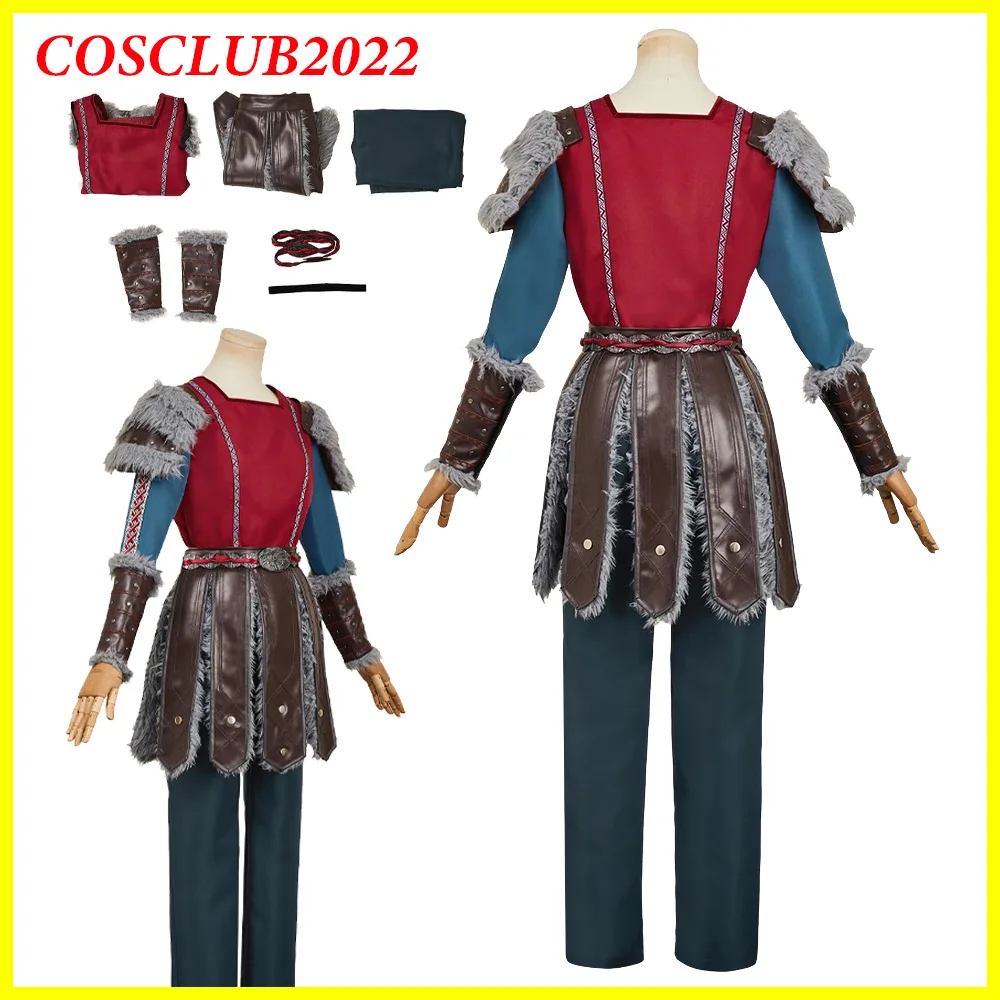 

Women Astrid Cosplay Costume Clothing Jacket Pants Skirt Headgear Handguard Outfits Halloween Carnival Party Disguise Suit Movie