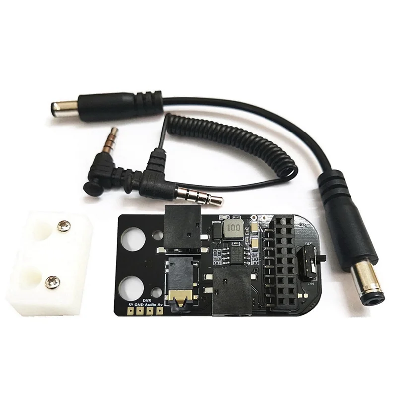 CLCU pour lunettes DJI FPV V2 vol externe analogique 5.8G RX PORT 3.0 Kit de Module récepteur pour lunettes de vol légères 5V 3A
