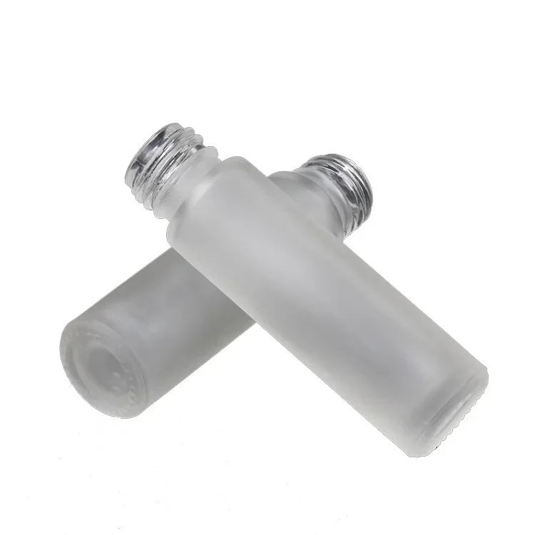 50 stücke 10 ml Ätherisches Öl Mini Probe Rollen Tragbare Verdickte Glas Kugellager Flasche Ätherisches Öl Flasche Großhandel