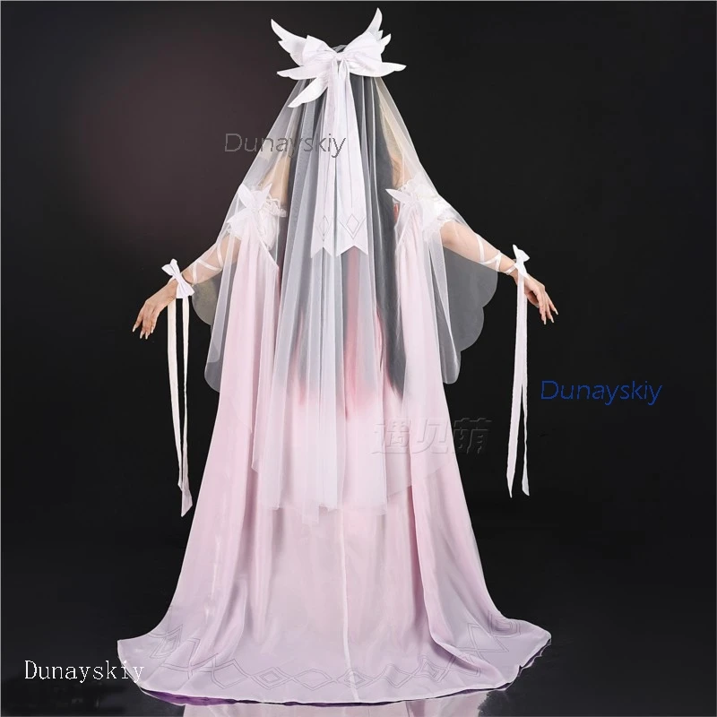 فستان كولومبينا التأثيري للرجال والنساء من الرسوم المتحركة Genshin Impact FES 2026 فستان كولومبينا التأثيري فستان القمر البكر الدمسيليت #3