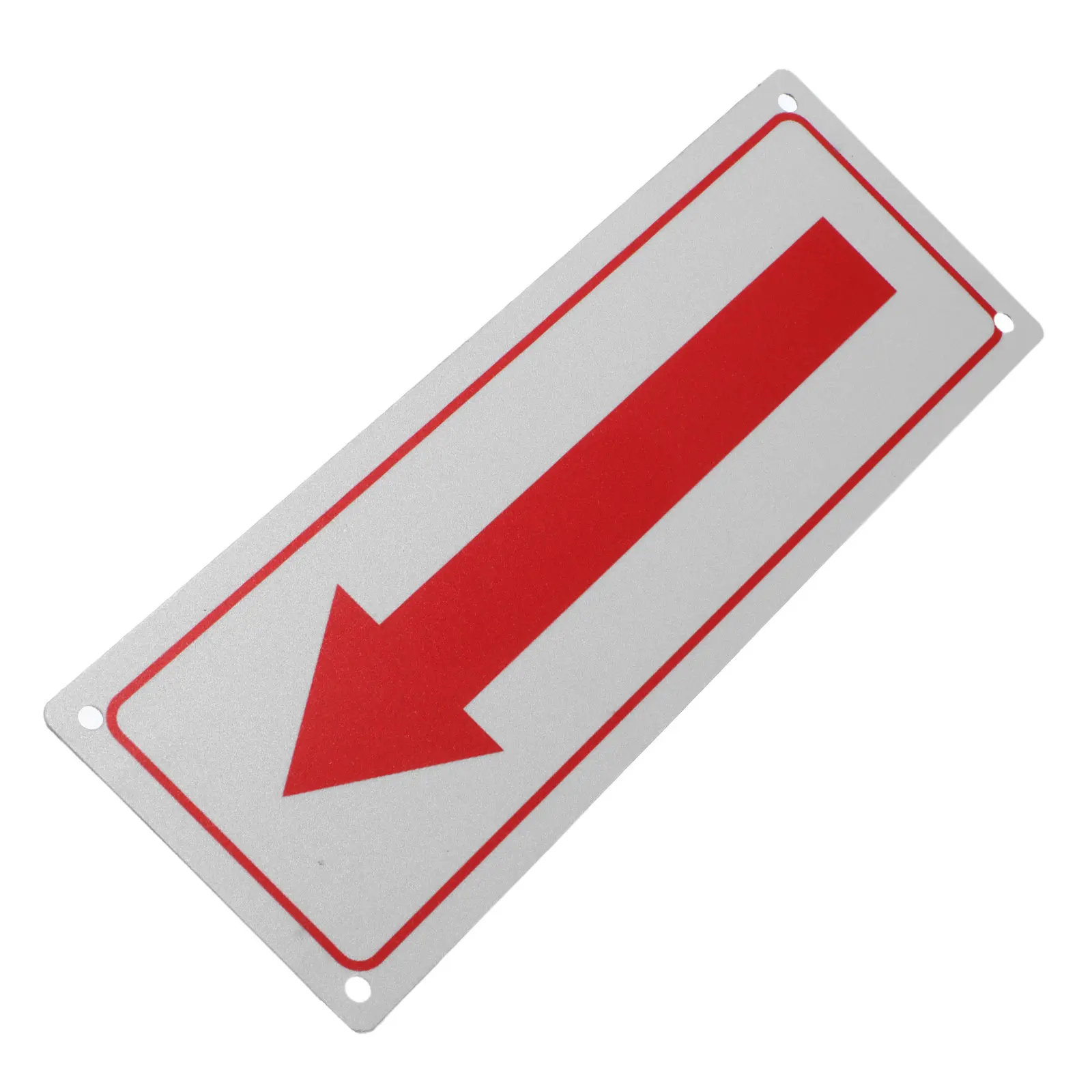 Weatherproof Aluminum Arrow Sign Easy Install Left Right Directional Guide for Neighborhoods Schools Roads Public Buildings