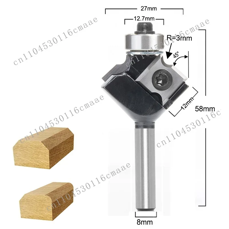 2026 High Precision New Product Disposable Bevel Knife Rounded Knife High-end Woodworking Milling Cutter Tool