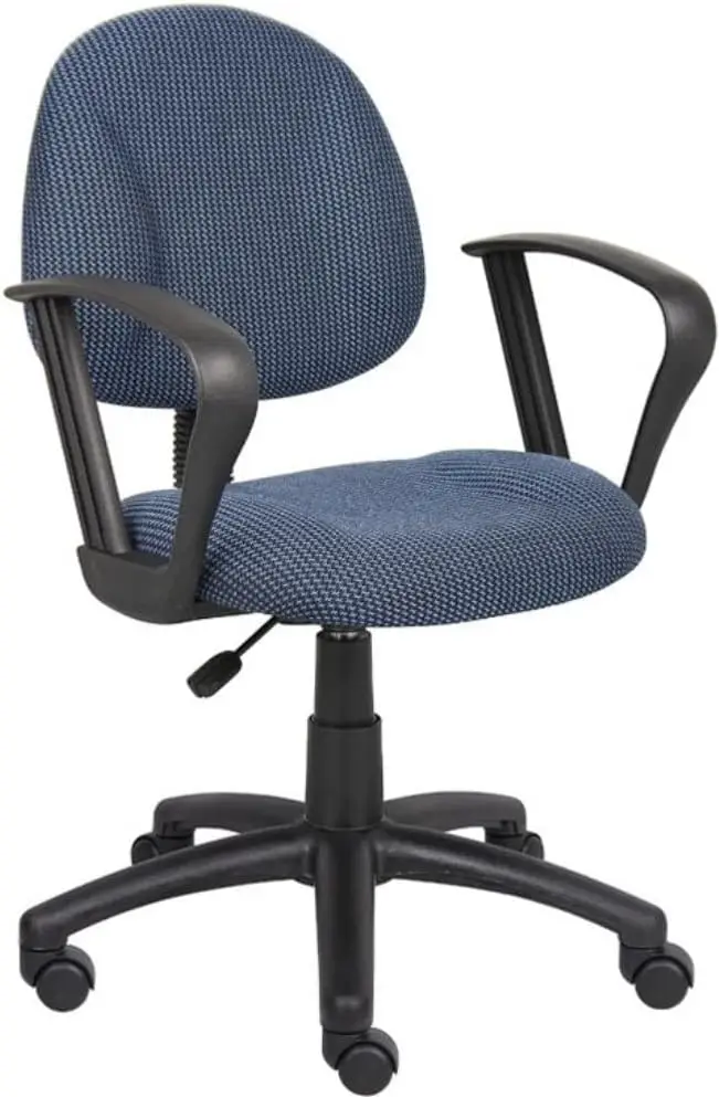 

Perfect Posture Delux Fabric Task Chair with Loop Arms in Blue