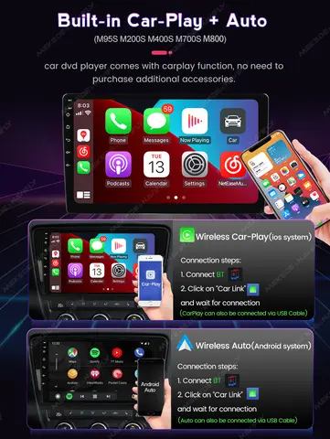 Ainavi Car Radio For Volkswagen VW Golf 4 Jetta MK4 Classics Bora Car Multimedia Stereo Wireless Carplay Android Auto Audio 2DIN 10 best sales vw golf 4 navigation - №7