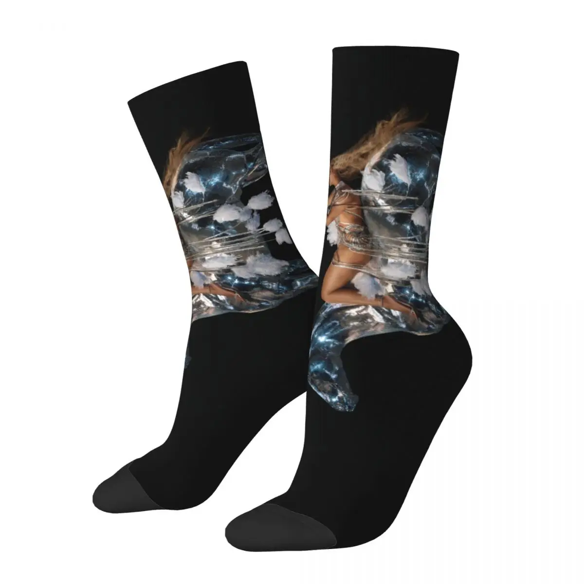 Beyonce Renaissance World Tour Unisex Socks Windproof 3D Print Happy Socks Street Style Crazy Sock