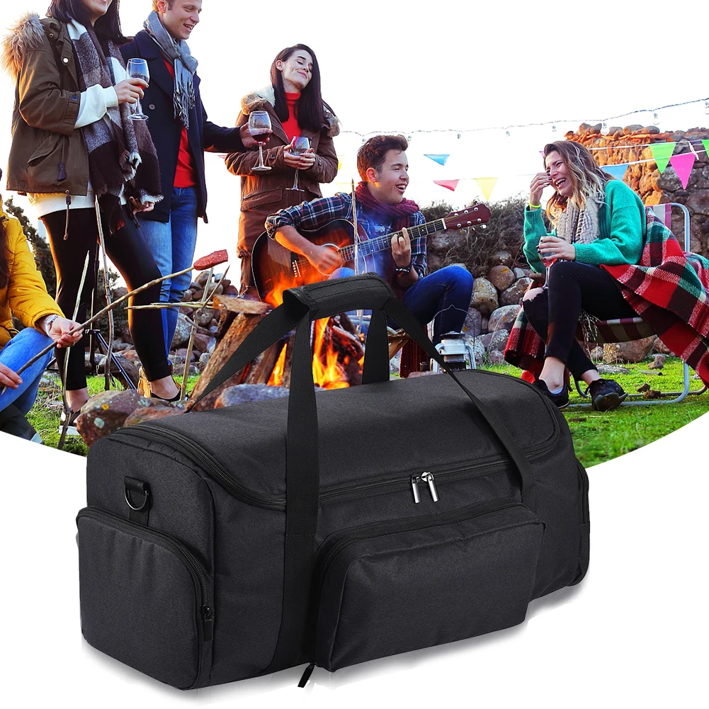 Caja de almacenamiento portátil, soporte para cargador de Cables, Estuche de transporte multifuncional para exteriores para JBL Partybox On The Go, compatible con Bluetooth