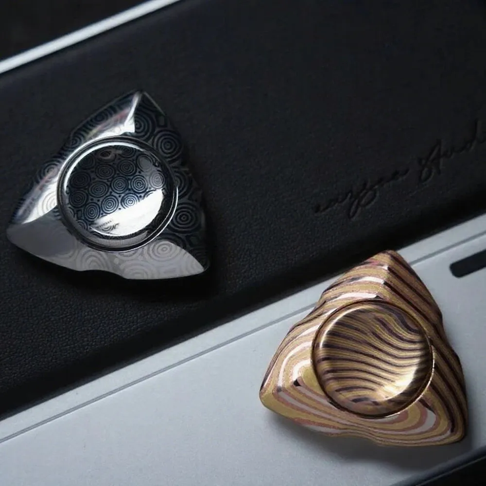 Reloj de arena EDC HighLight S2 Fidget Spinner, juguetes portátiles de ansiedad para oficina, Spinner de tres palas para adultos