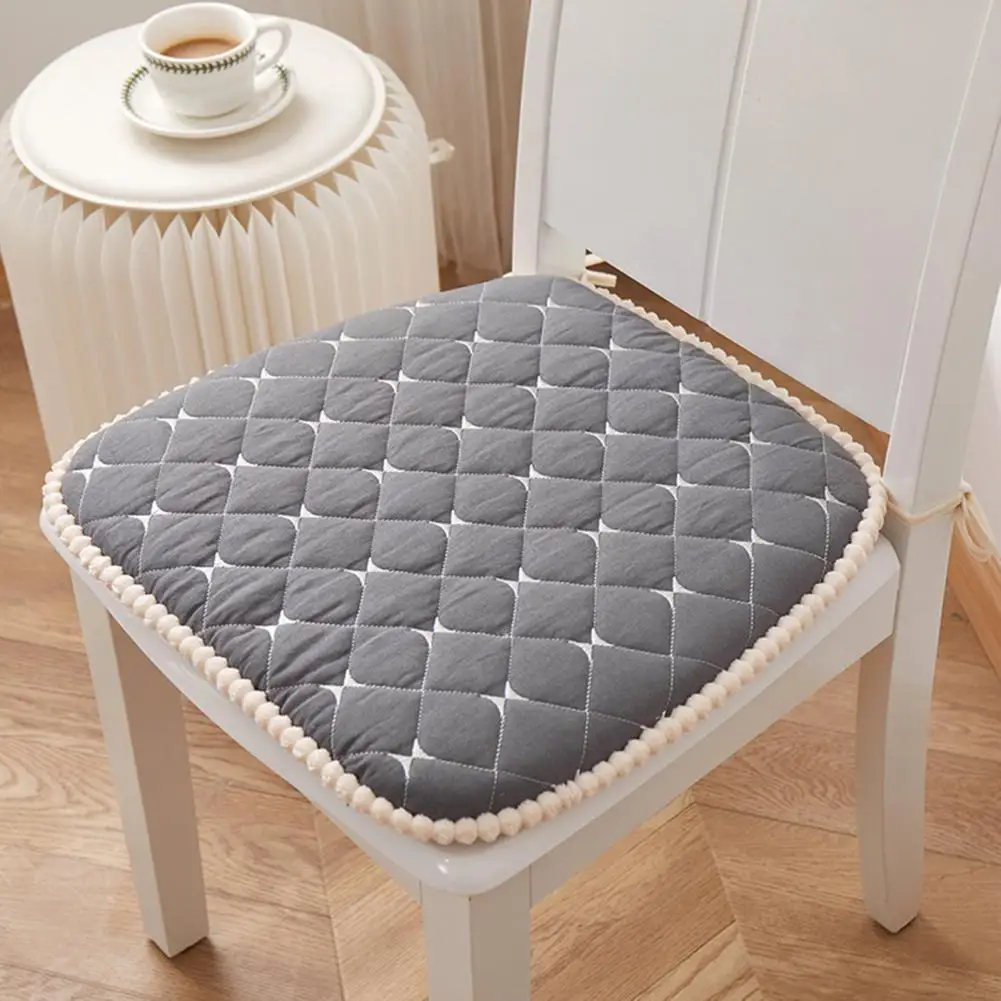 Easy to Clean Chair Mat Comfortable Chair Mat Seat Cushion Set for Home Office Room Zipper Design Easy to Clean Strap for Car