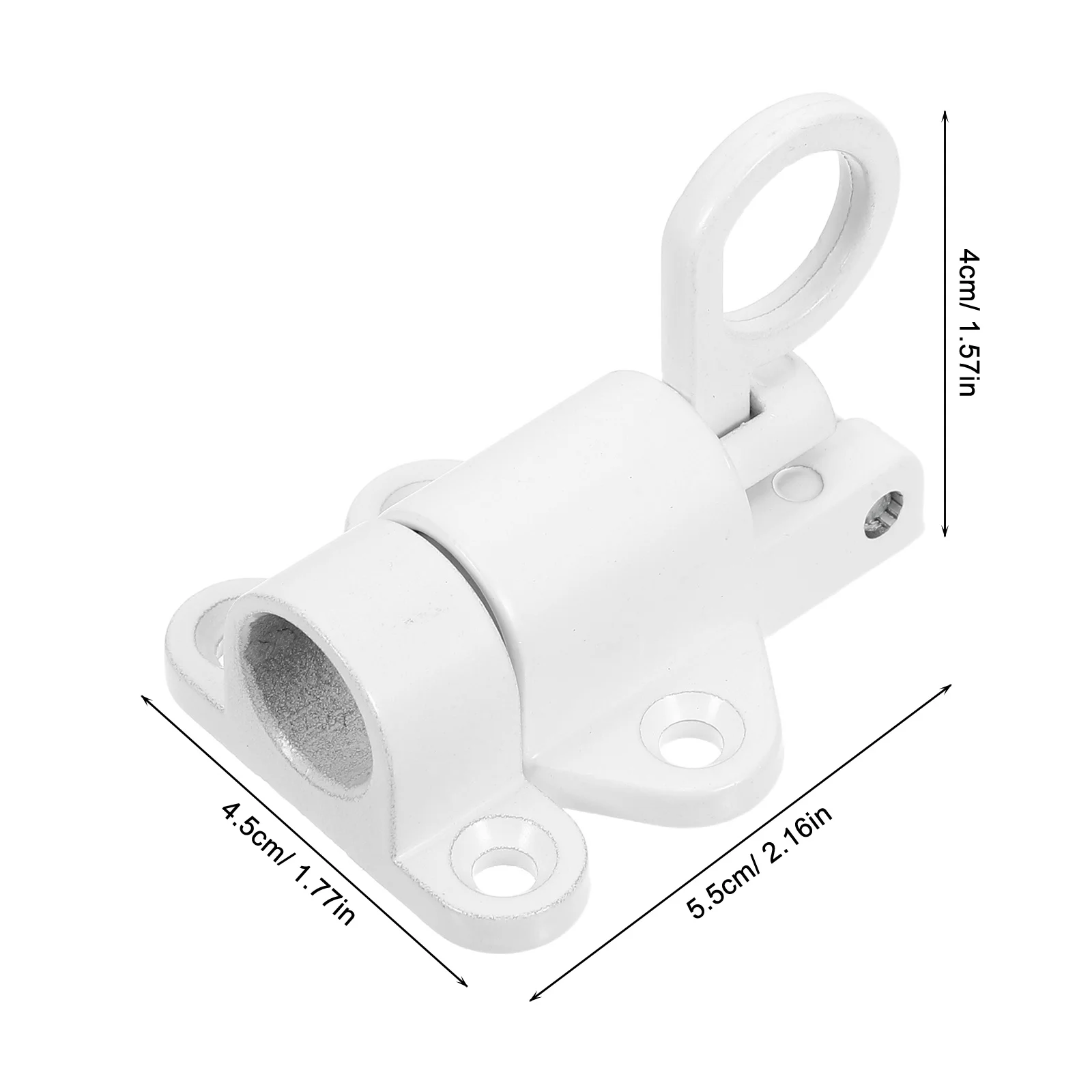 4Pcs Automatic Self Closing Door Latch Aluminum Alloy Spring Lock Gate Window Cabinet Security Window Latch Replacement