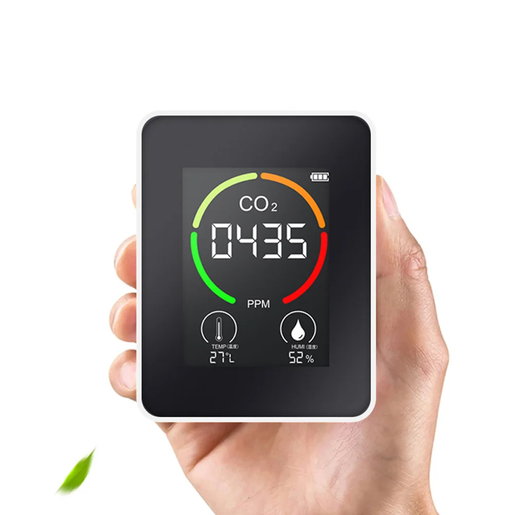 Monitor Co2-detectie Kooldioxide Elektronische mini-hygrometer Temperatuur-vochtigheid