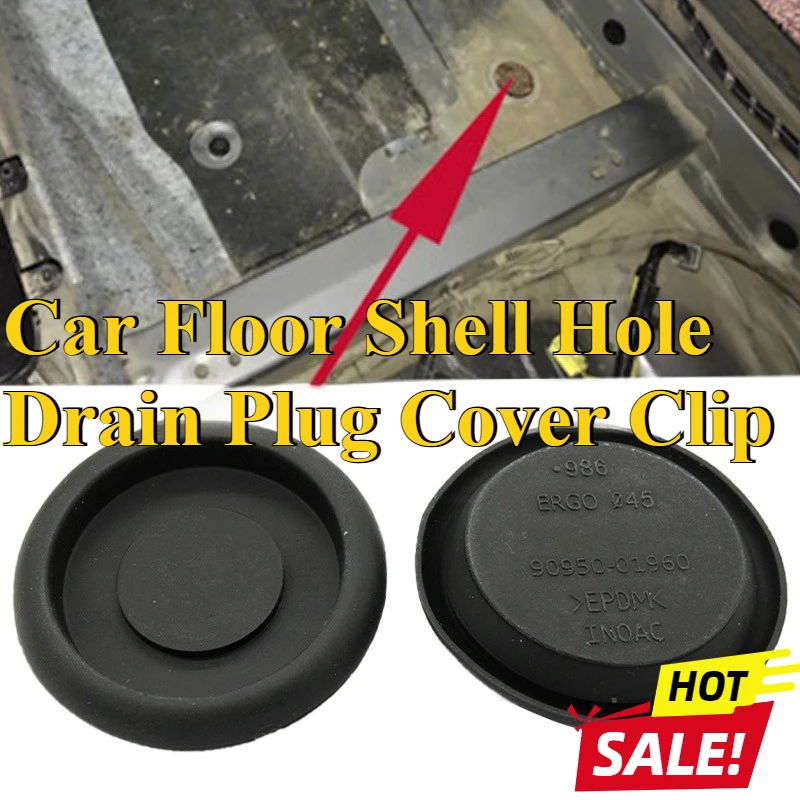 Cubierta de tapón de goma impermeable para suelo de coche, 1 unidad, adecuada para Lexus Toyota Camry Yaris, piezas de automóvil, accesorios interiores para coche