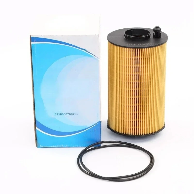 

For Jiefang Hanwu Weichai Engine Diesel Auto Parts Long Lasting Filtration OEM 611600070119 611600070065 Heavy Truck Oil Filter