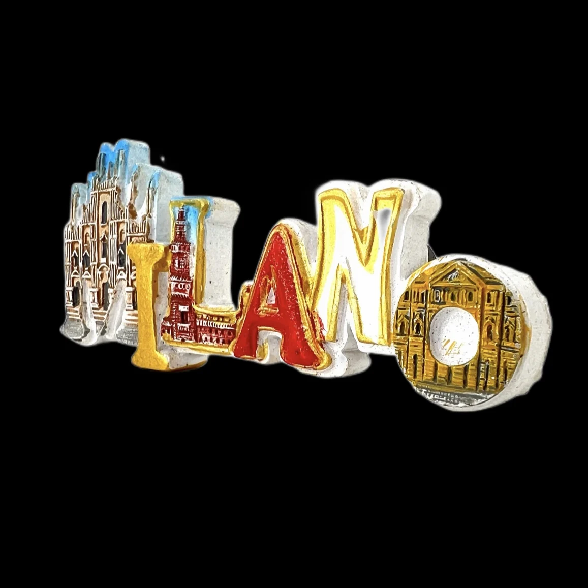 Milan Italy Fridge Magnets Duomo Di Milano Travel 3D Memorial Magnetic Refrigerator Stickers Gift Room Decoration Collectio