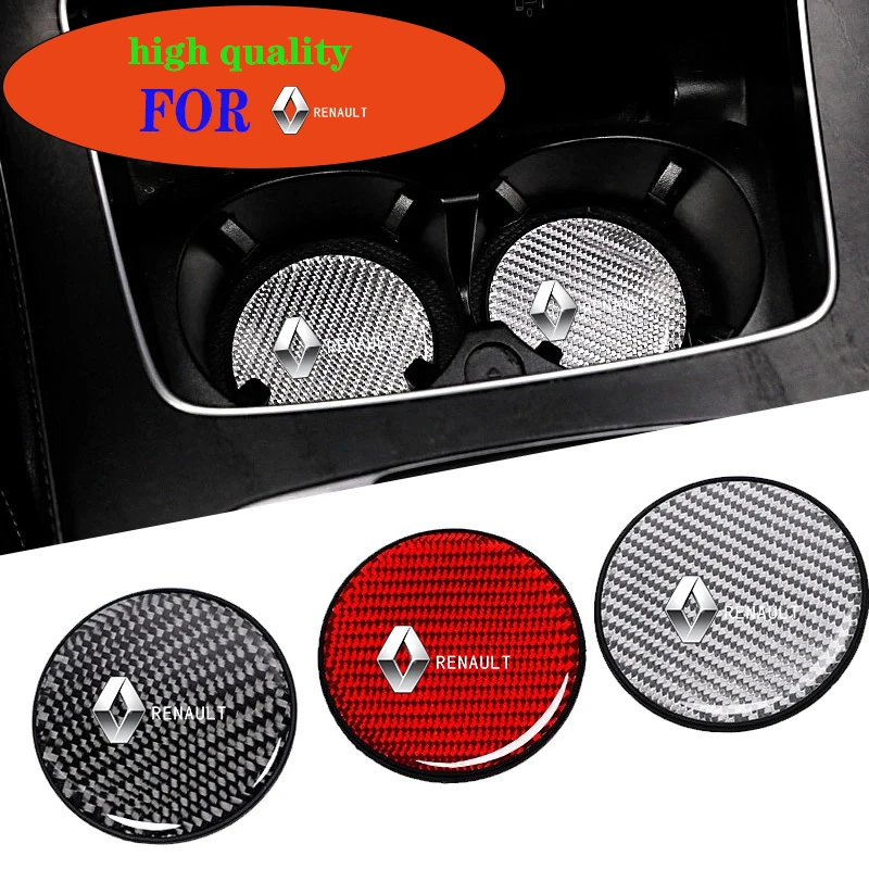 

Car Coaster Water Cup Bottle Holder Anti-slip Pad Drink Holder Mat For Renault Clio Laguna 2 Megane 2 3 Duster Logan Captur