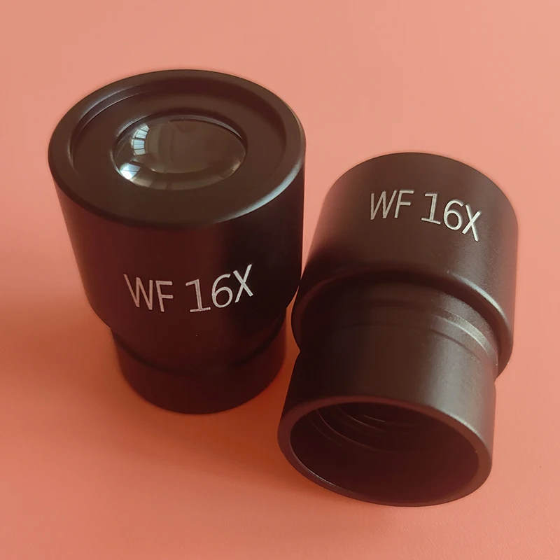 1PCS 2PCS WF16X Biological Microscope Eyepiece 13mm Wide Field of View With 23.2mm Mount Size For Biological Microscope