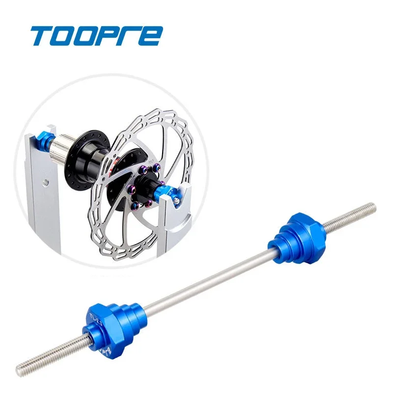 

TOOPRE Bicycle Wheelset Truing Stand Repair Tool 15/18/20mm Bike Hub Rim Wheel Truing Stand Adapter Cycling Accessories